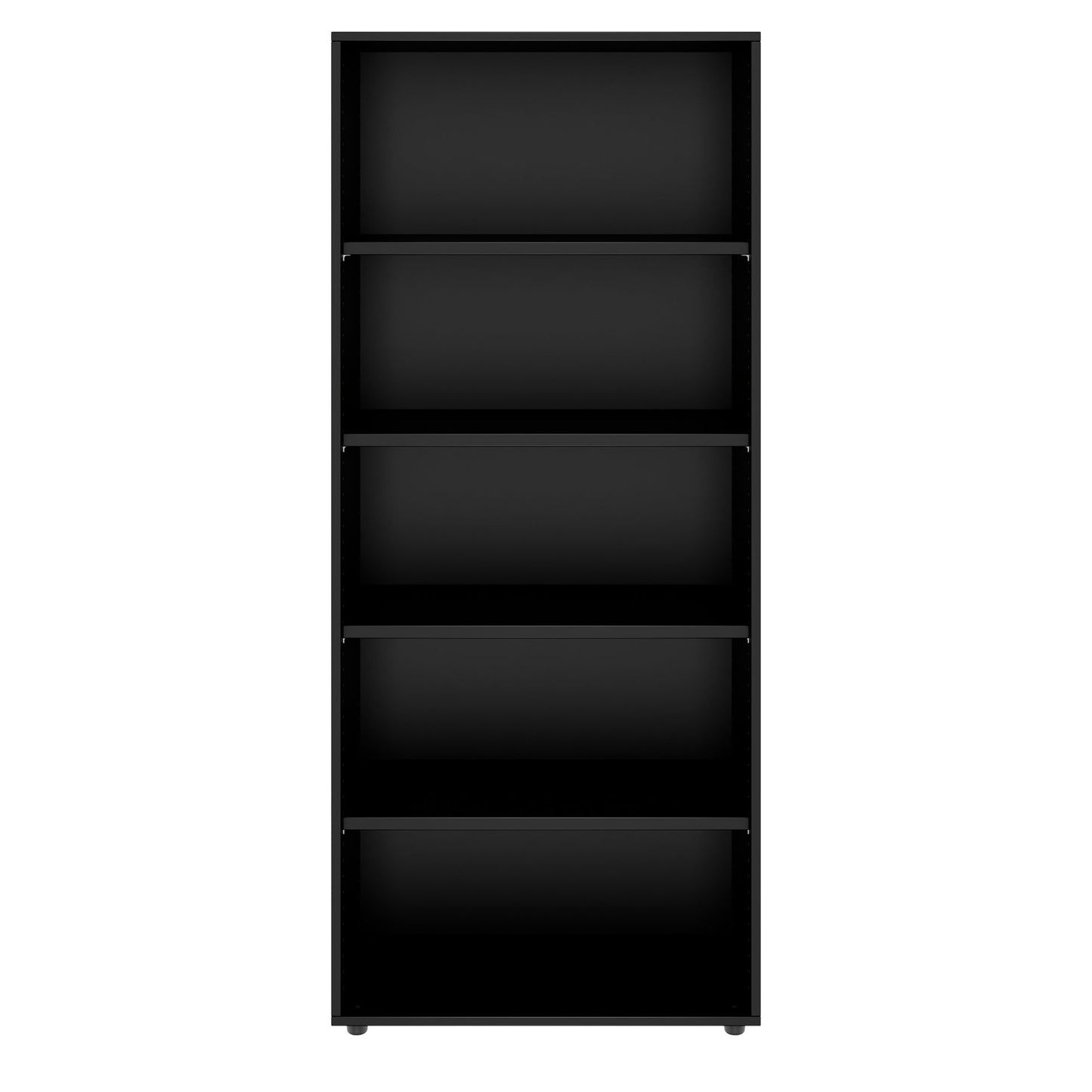 PRO Armoire d'étagère | 5 oh, 400 - 1200 x 1880 mm, noir