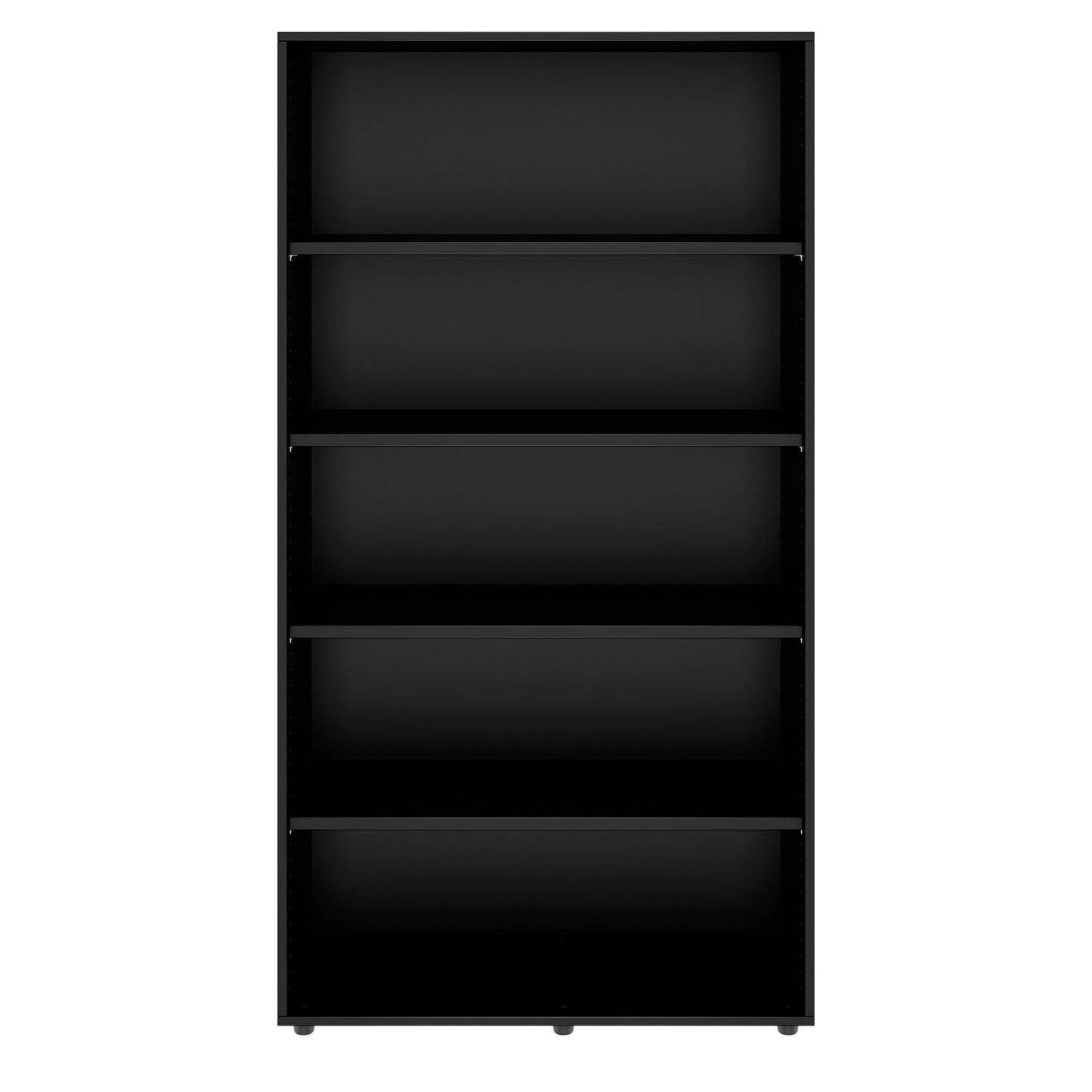 PRO Armoire d'étagère | 5 oh, 400 - 1200 x 1880 mm, noir
