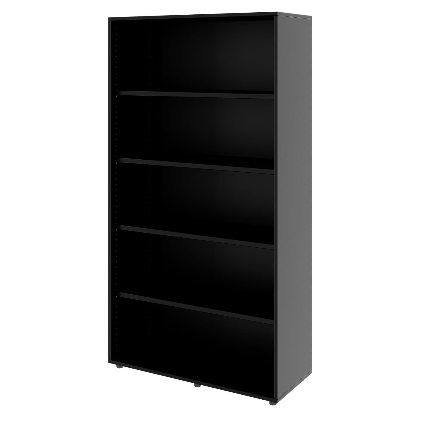 PRO Armoire d'étagère | 5 oh, 400 - 1200 x 1880 mm, noir
