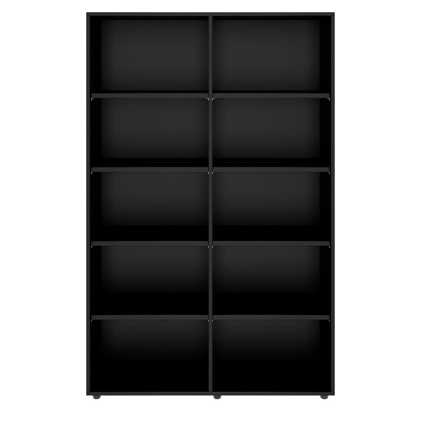 PRO Armoire d'étagère | 5 oh, 400 - 1200 x 1880 mm, noir