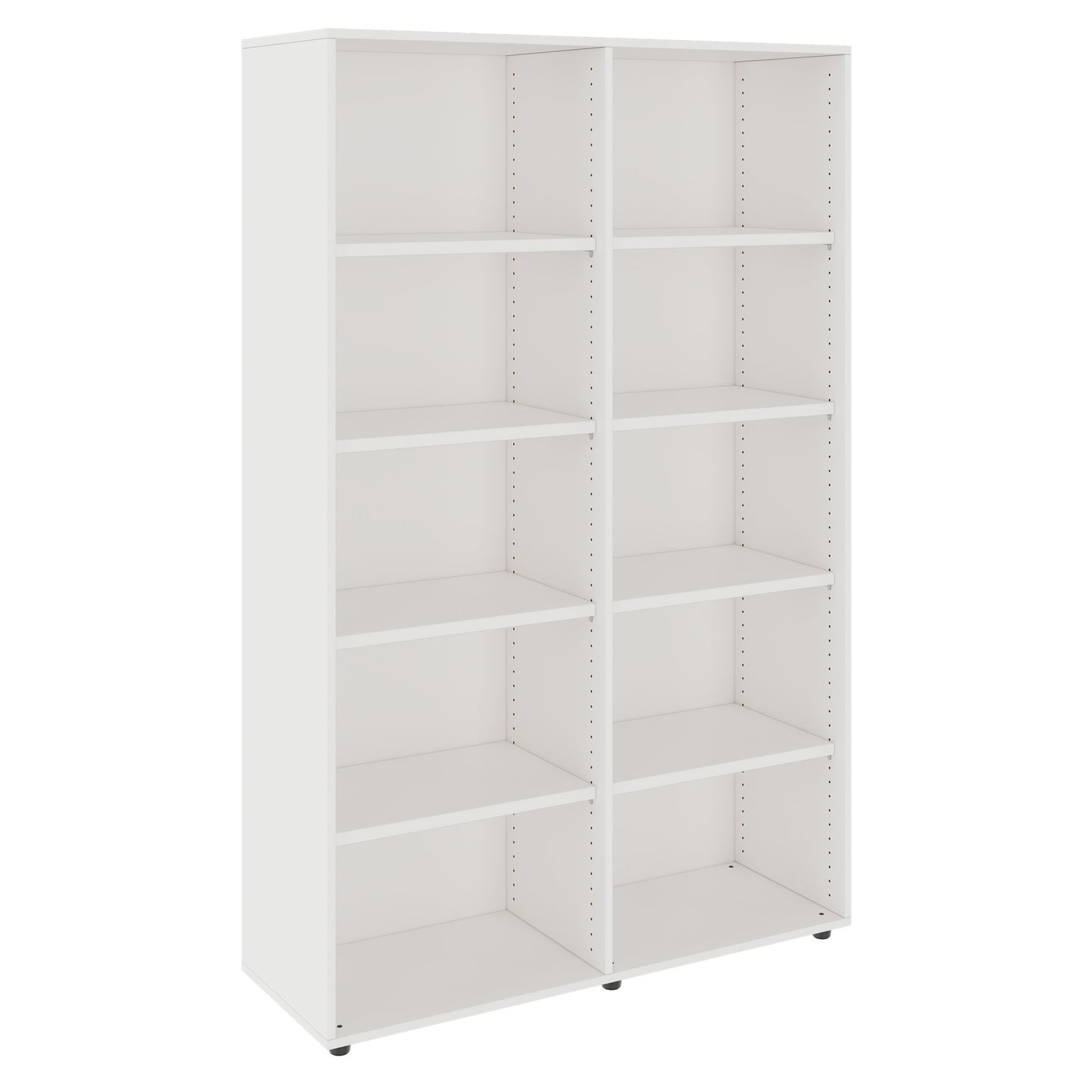 PRO Armoire d'étagère | 5 oh, 400 - 1200 x 1880 mm, blanc