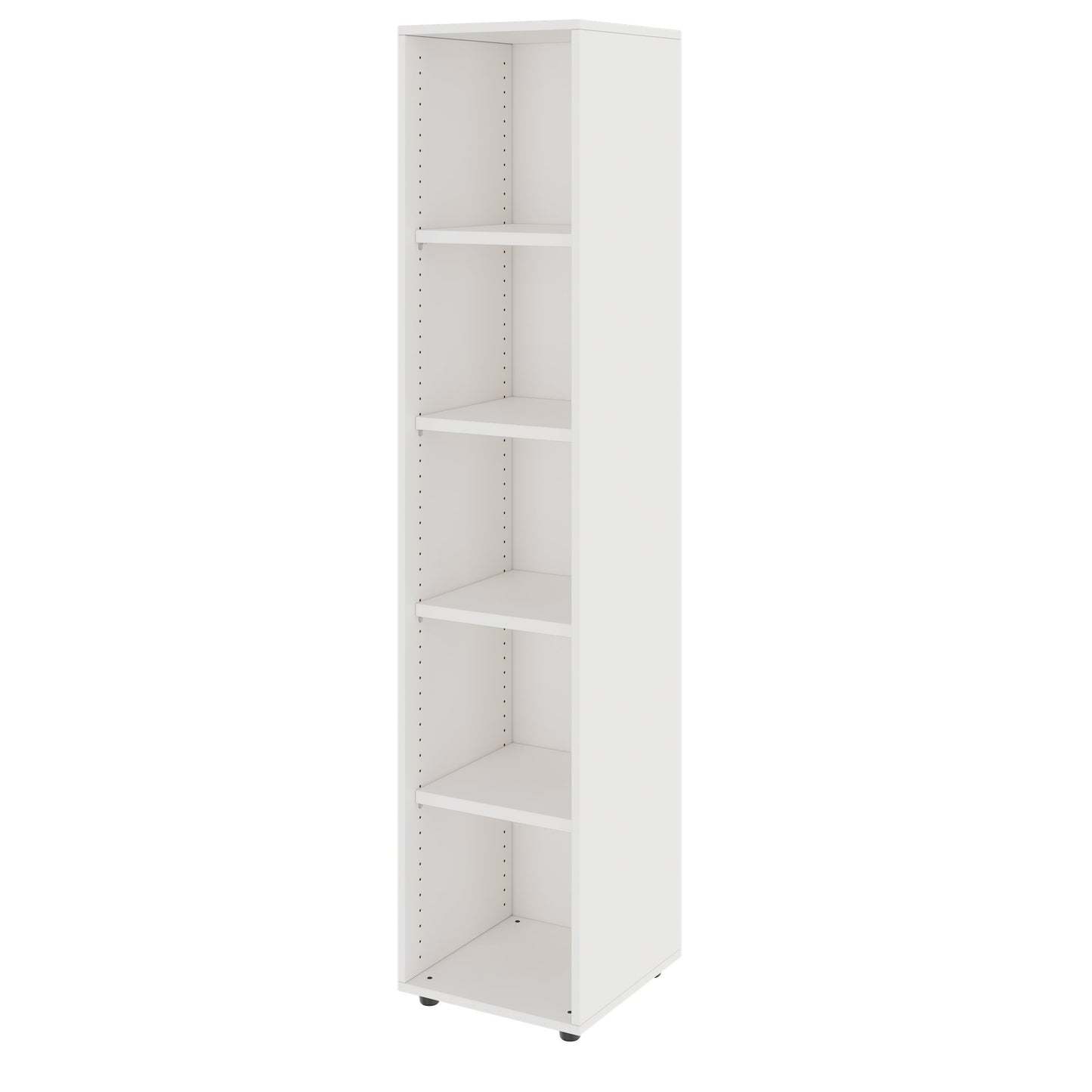 PRO Armoire d'étagère | 5 oh, 400 - 1200 x 1880 mm, blanc