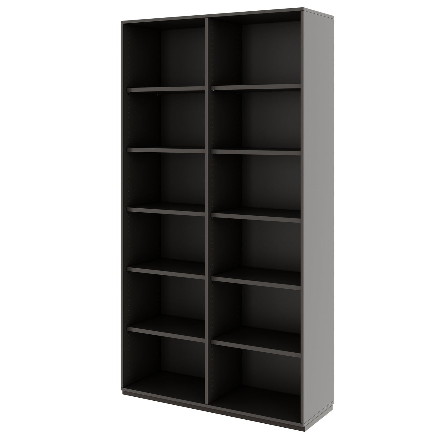 PRO Regalschrank | 6 OH, 400 - 1200 x 2250 mm, Graphit