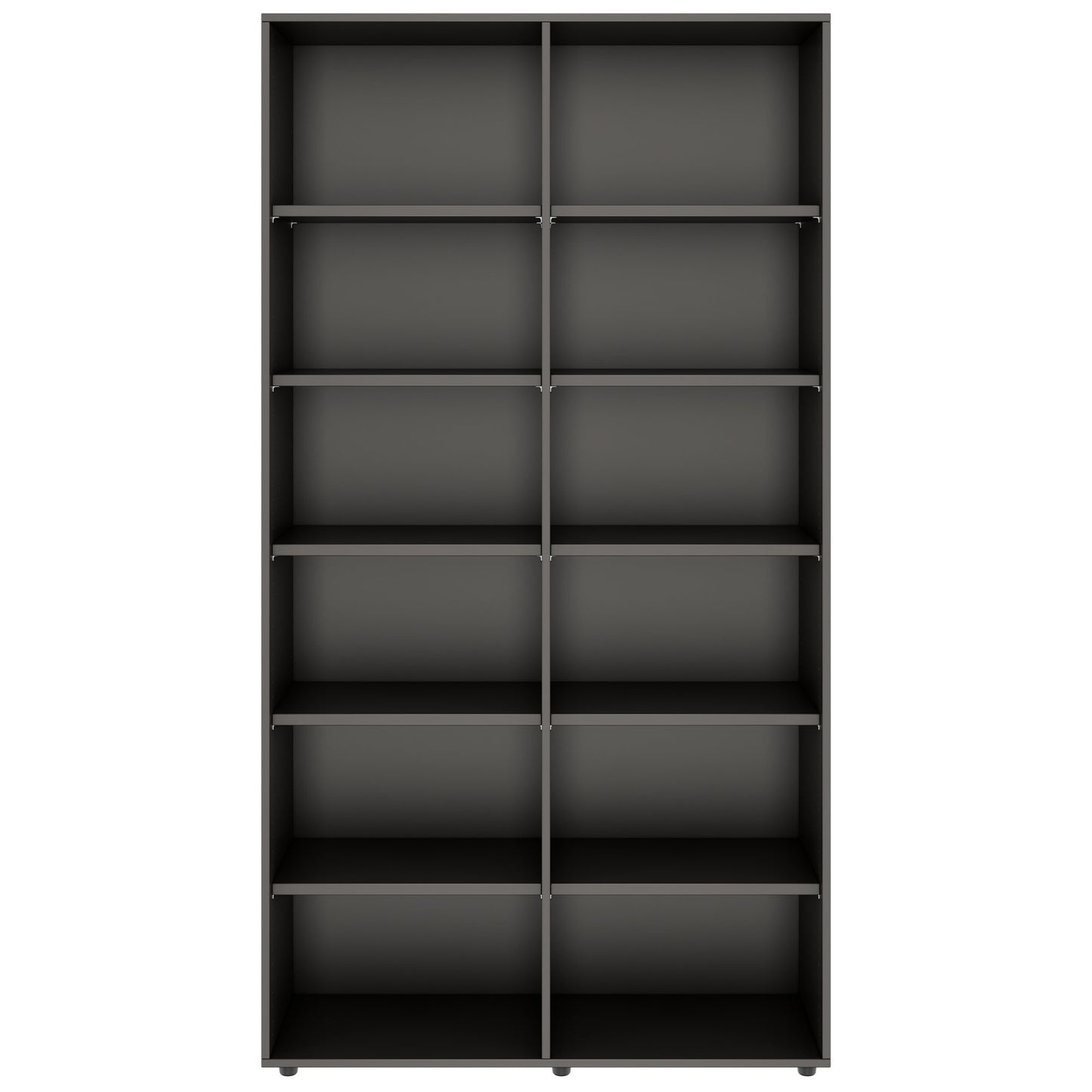 PRO Regalschrank | 6 OH, 400 - 1200 x 2250 mm, Graphit