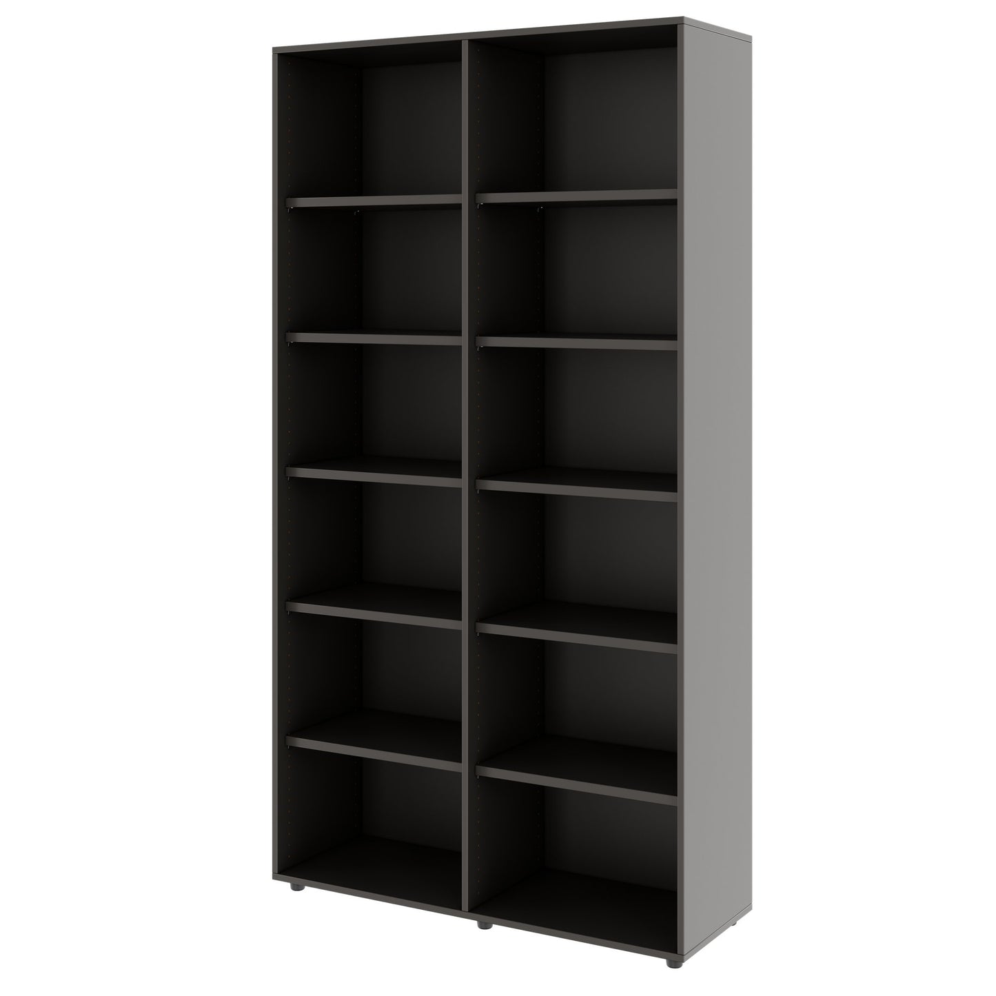 PRO Regalschrank | 6 OH, 400 - 1200 x 2250 mm, Graphit