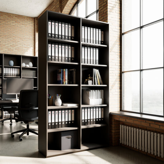 PRO Shelf cabinet | 6 Oh, 400 - 1200 x 2250 mm, graphite