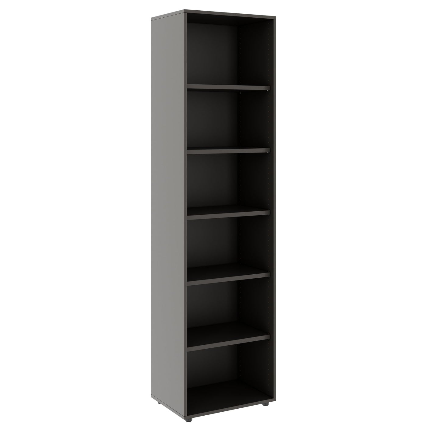 PRO Regalschrank | 6 OH, 400 - 1200 x 2250 mm, Graphit