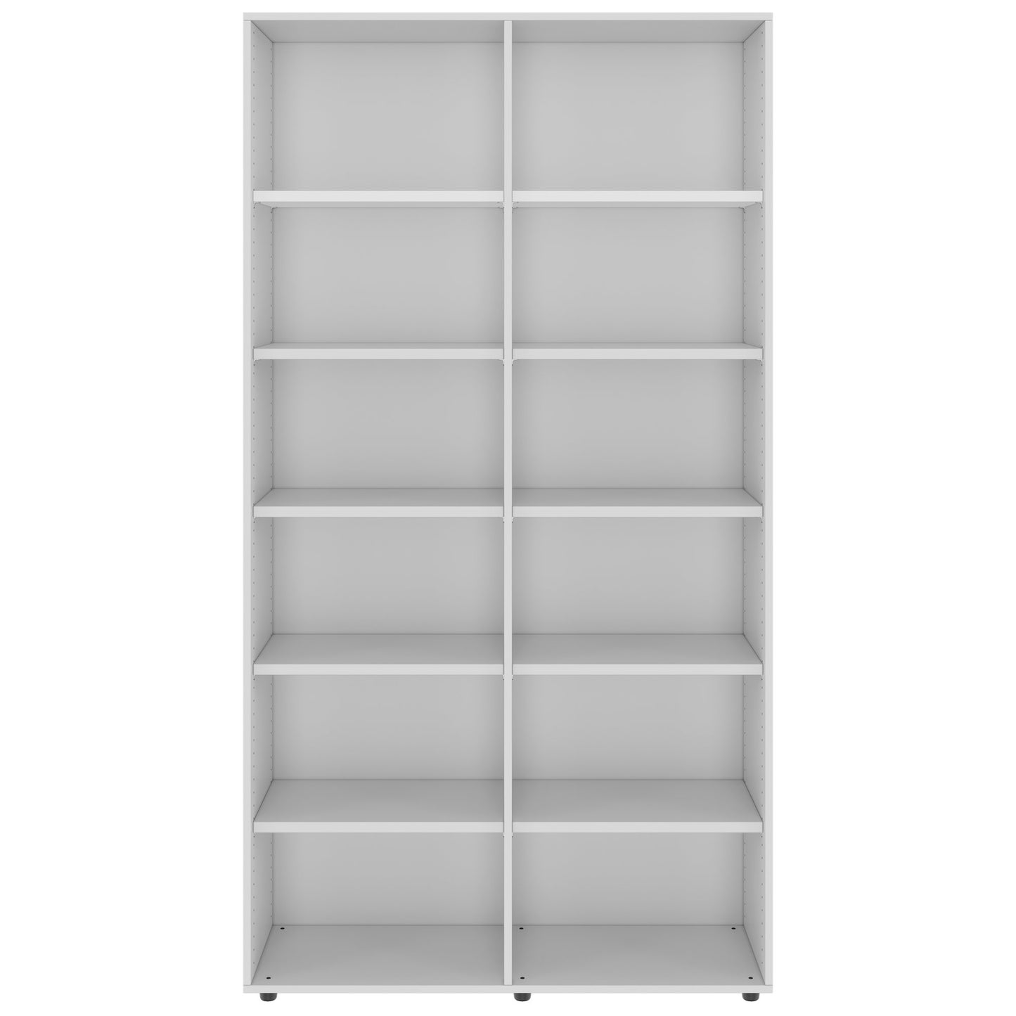 PRO Regalschrank | 6 OH, 400 - 1200 x 2250 mm, Grau