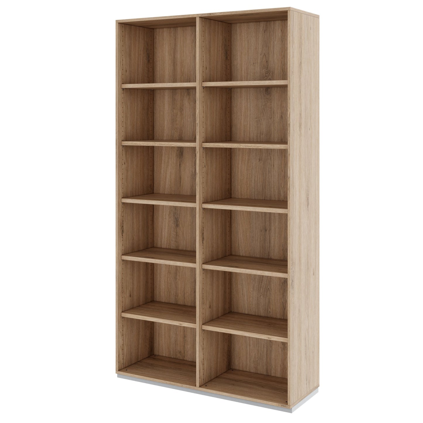 PRO Shelf cabinet | 6 Oh, 400 - 1200 x 2250 mm, natural oak