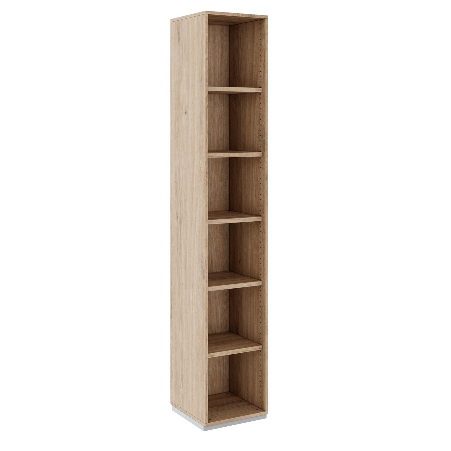 PRO Shelf cabinet | 6 Oh, 400 - 1200 x 2250 mm, natural oak