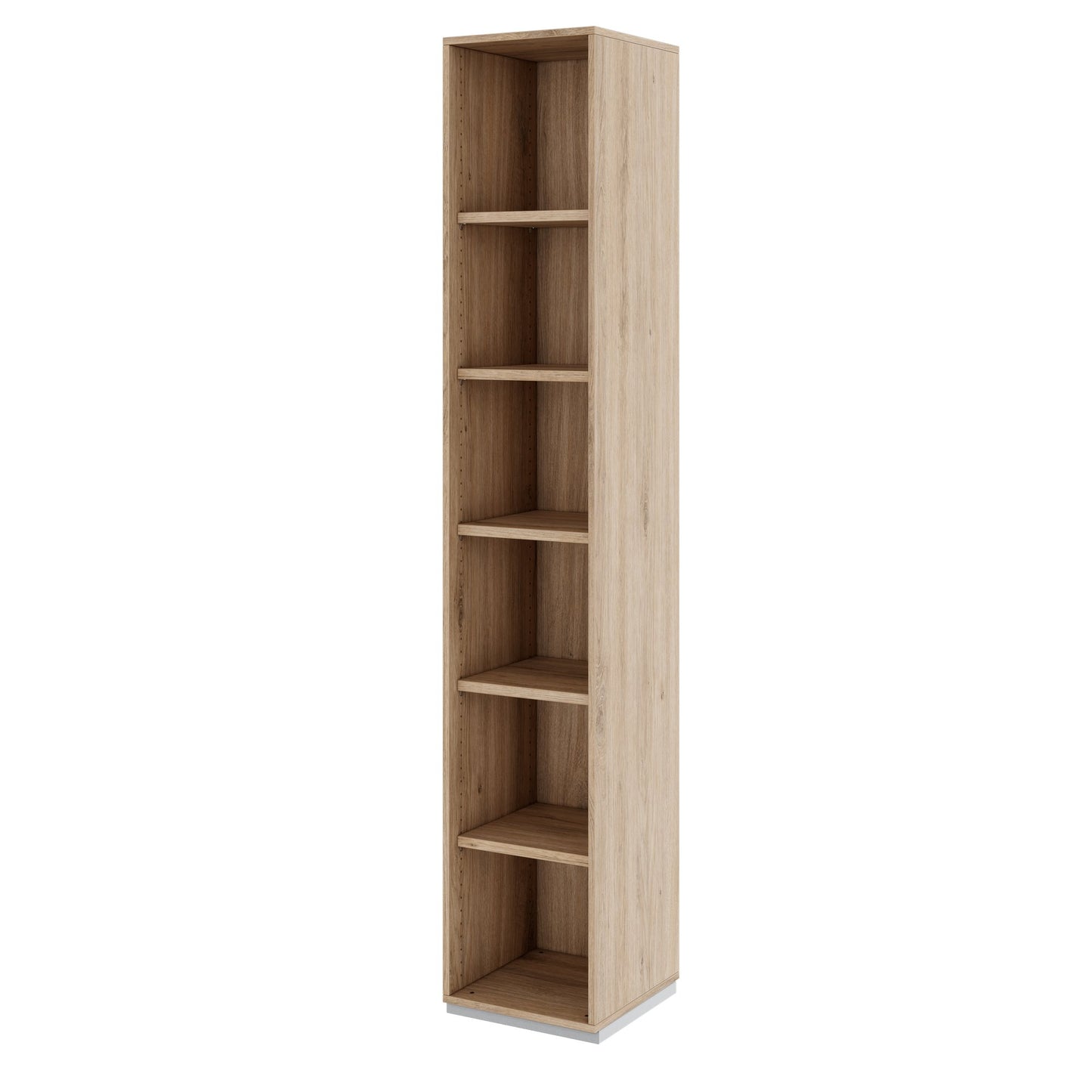 PRO Shelf cabinet | 6 Oh, 400 - 1200 x 2250 mm, natural oak