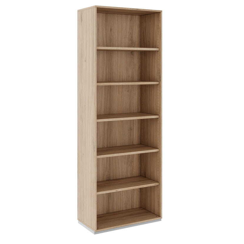 PRO Shelf cabinet | 6 Oh, 400 - 1200 x 2250 mm, natural oak