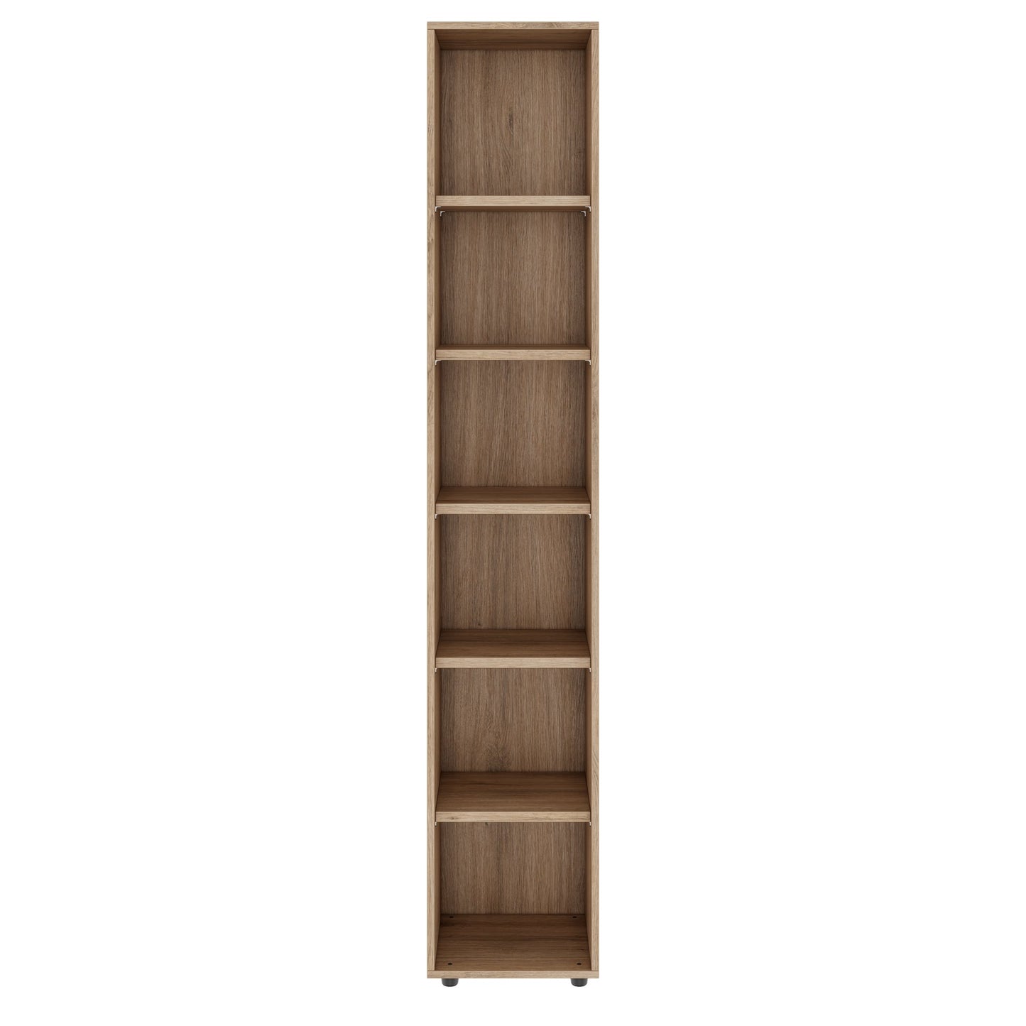 PRO Shelf cabinet | 6 Oh, 400 - 1200 x 2250 mm, natural oak