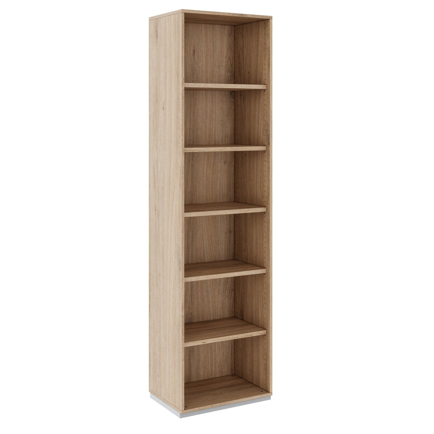 PRO Shelf cabinet | 6 Oh, 400 - 1200 x 2250 mm, natural oak