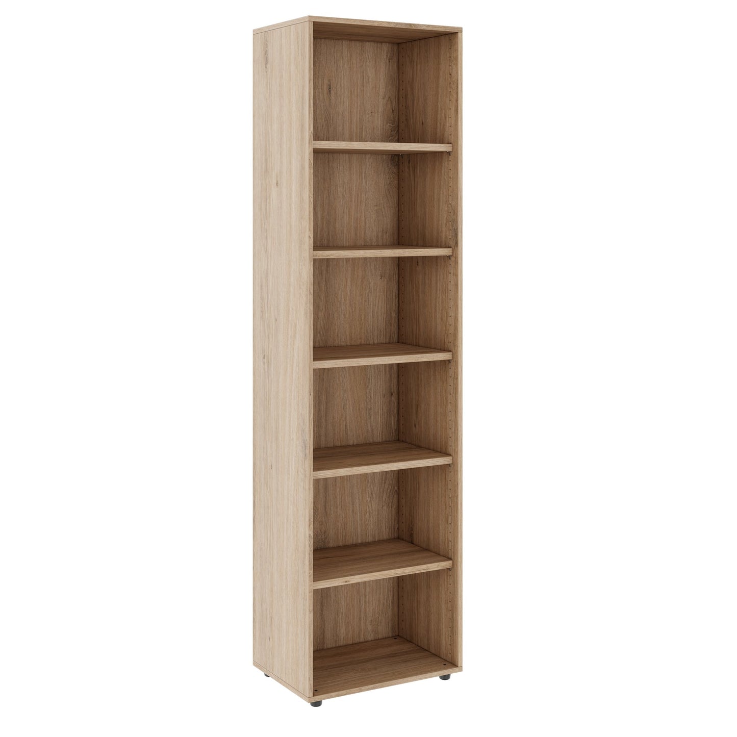 PRO Shelf cabinet | 6 Oh, 400 - 1200 x 2250 mm, natural oak