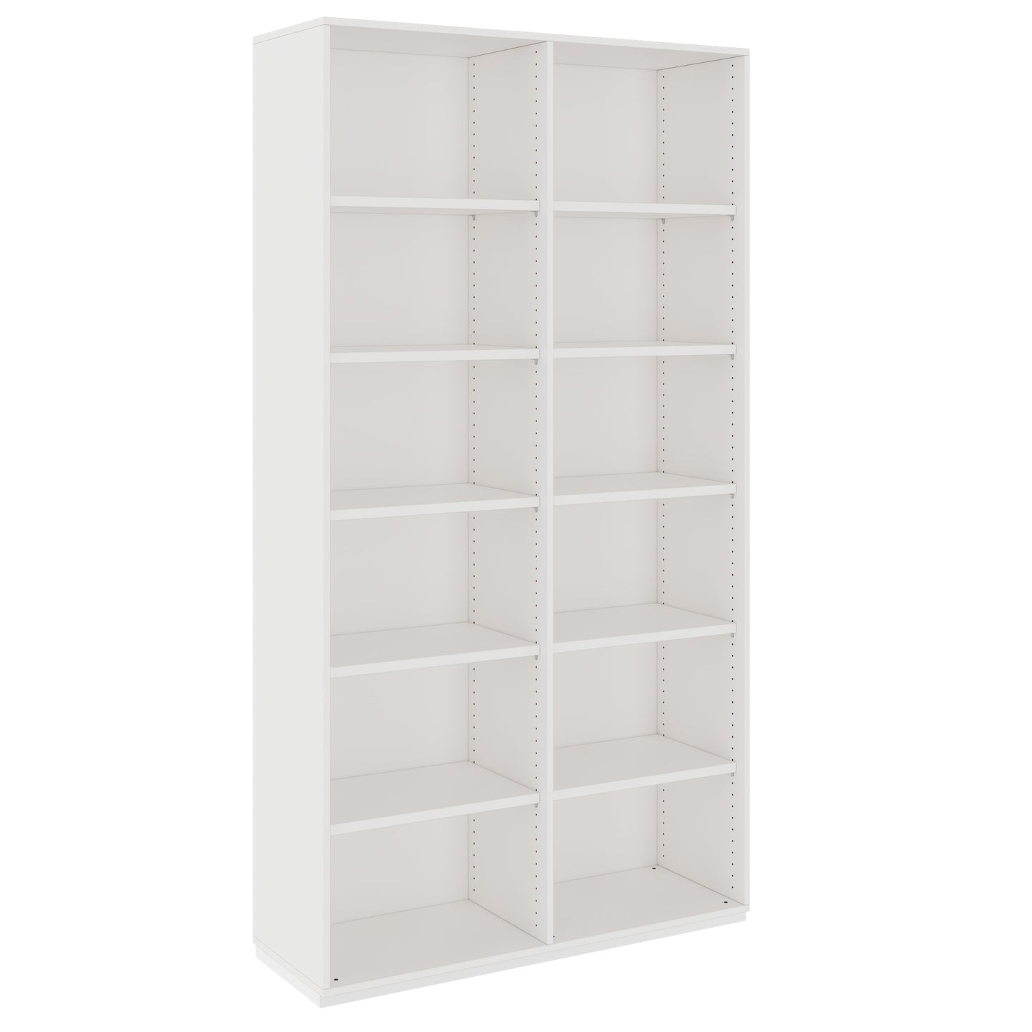 PRO Regalschrank | 6 OH, 400 - 1200 x 2250 mm, Weiß