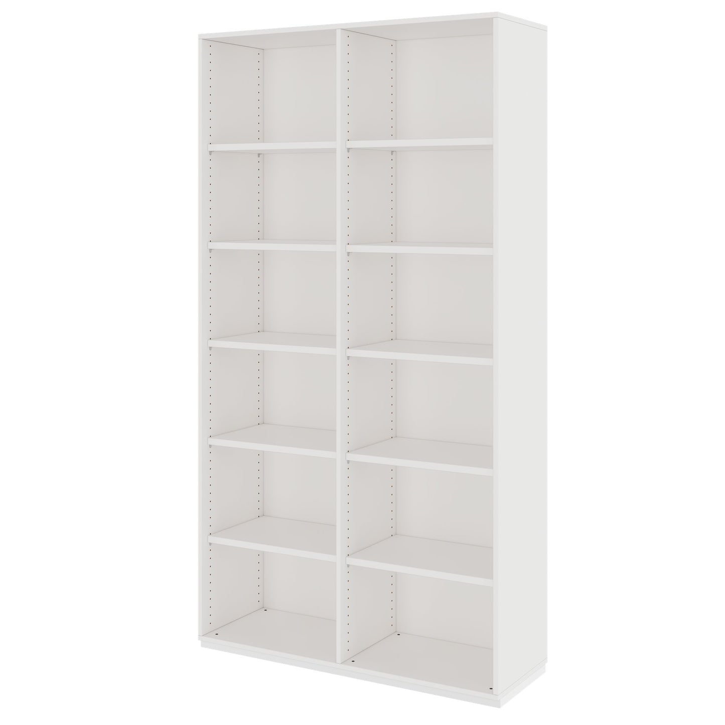 PRO Regalschrank | 6 OH, 400 - 1200 x 2250 mm, Weiß