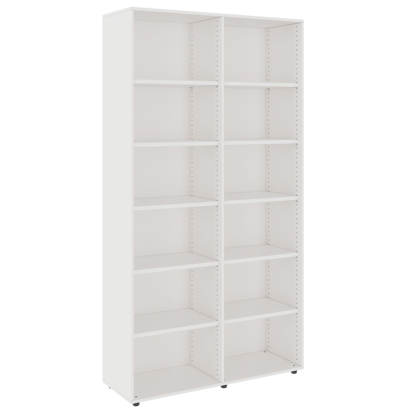 PRO Regalschrank | 6 OH, 400 - 1200 x 2250 mm, Weiß