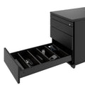 PRO Rollcontainer | 800 mm tief, Kleinteilefach, Soft-Close, Schwarz - 7 Thumbnail Image