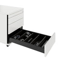 PRO Rollcontainer | 800 mm tief, Kleinteilefach, Soft-Close, Weiß - 8 Thumbnail Image