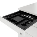 PRO Rollcontainer | 800 mm tief, Kleinteilefach, Soft-Close, Weiß - 9 Thumbnail Image