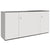PRO Armoire murale | 2 OH, 1600 x 788 mm, graphite / blanc
