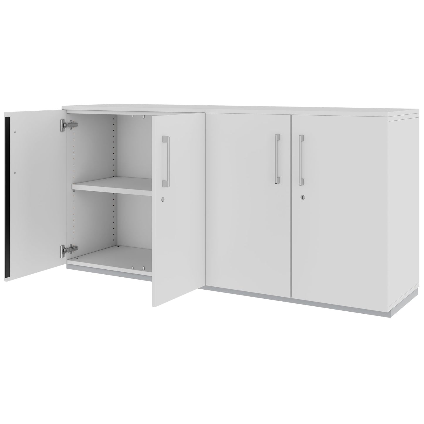 PRO wall unit | 2 OH, 1600 x 788 mm, gray