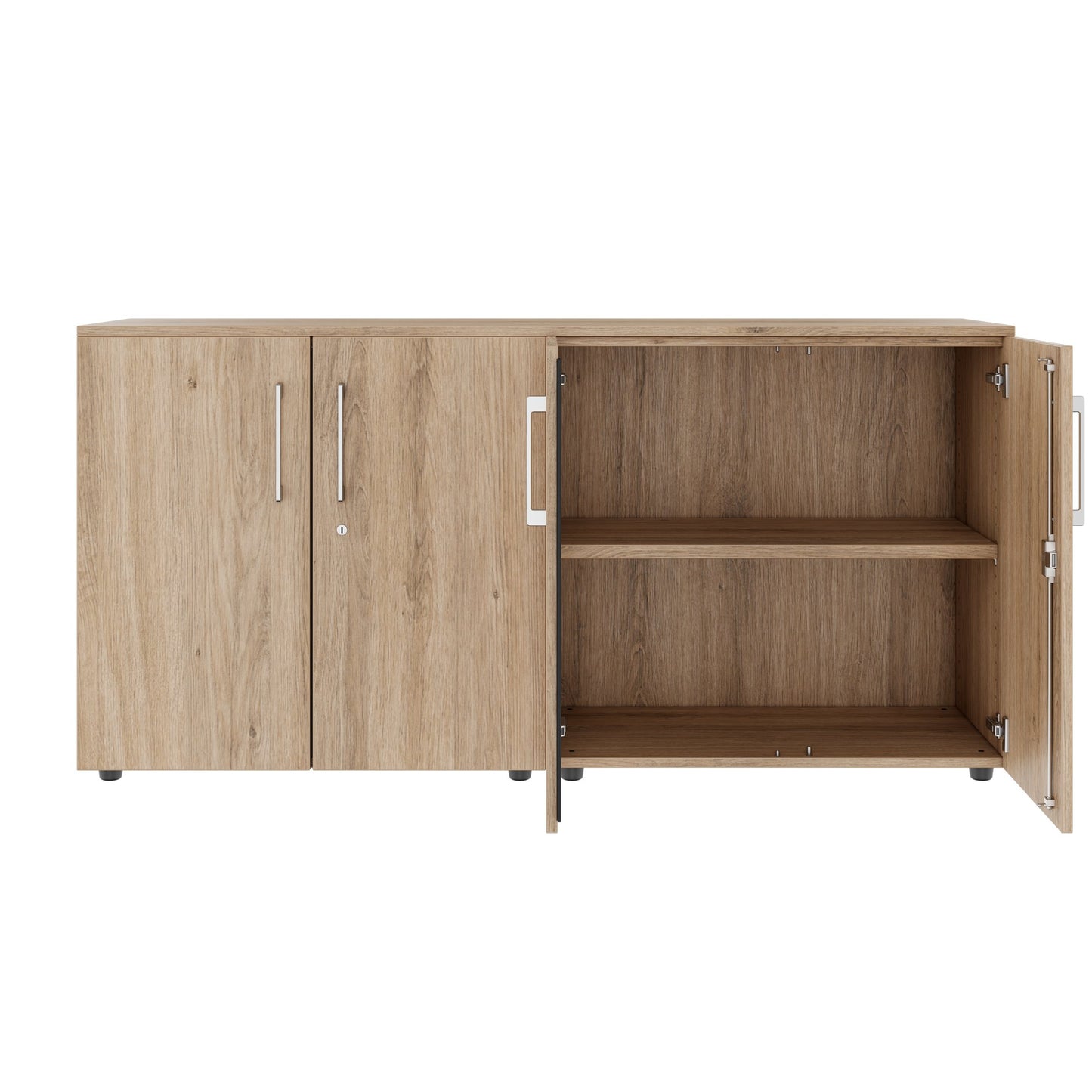 PRO wall unit | 2 OH, 1600 x 788 mm, natural oak