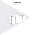 PRO Schrankwand | 2 OH, 1600 x 788 mm, Schwarz - 14 Thumbnail Image