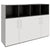 PRO Parete muro | 3 OH, 1600 x 1140 mm, grafite / bianco