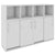 PRO Parete muro | 3 OH, 1600 x 1140 mm, grigio