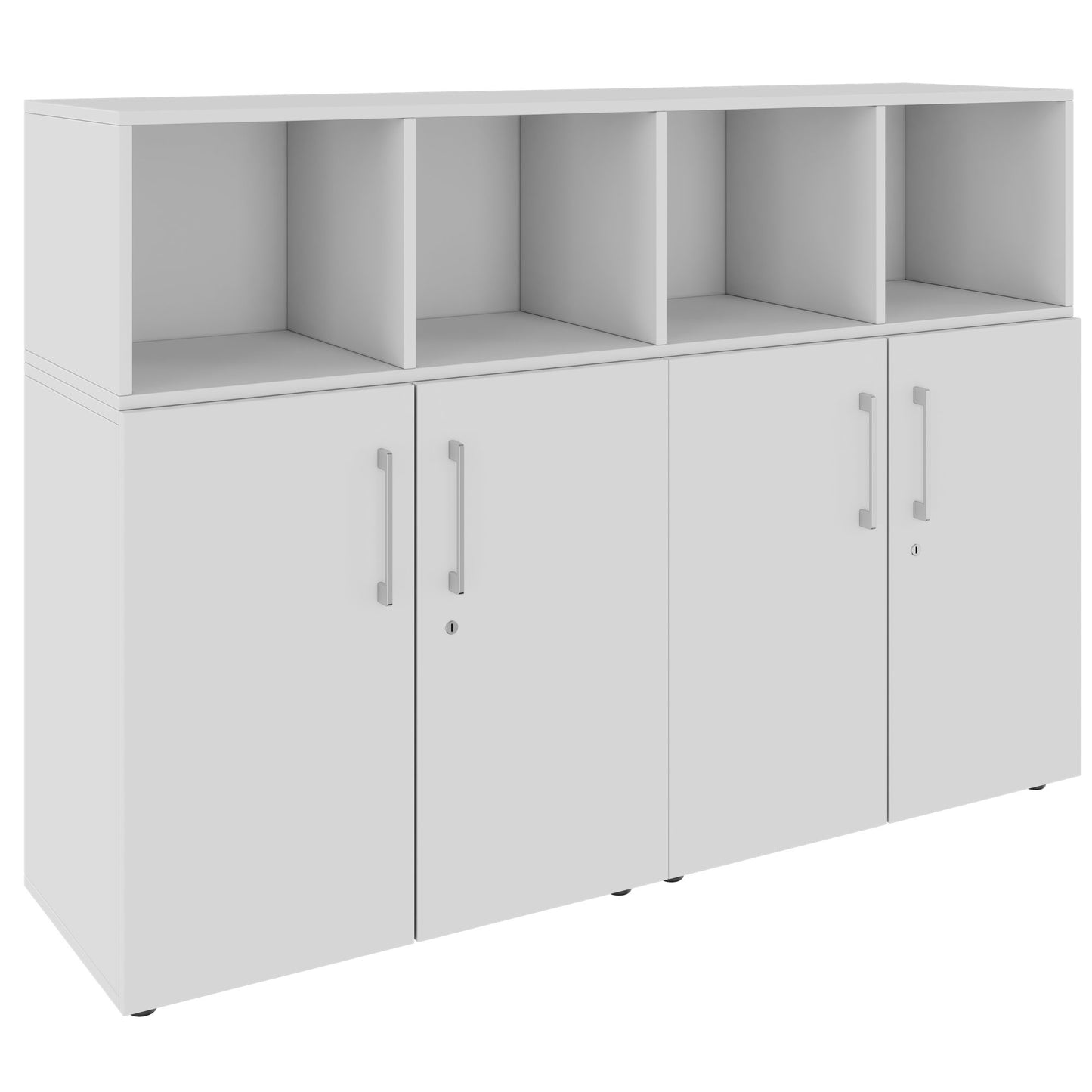 PRO Schrankwand | 3 OH, 1600 x 1140 mm, Grau