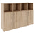 PRO Mur mur | 3 oh, 1600 x 1140 mm, chêne naturel
