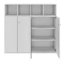 PRO Schrankwand | 4 OH, 1600 x 1510 mm, Grau - 3 Thumbnail Image