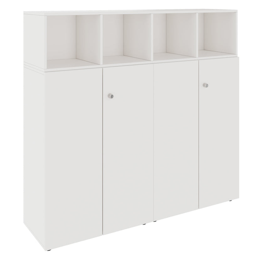 PRO Wall unit | 4 OH, 1600 x 1510 mm, white