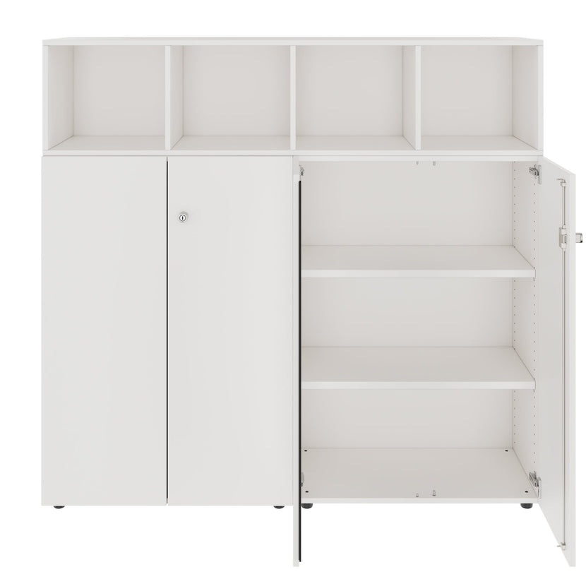 PRO Wall unit | 4 OH, 1600 x 1510 mm, white