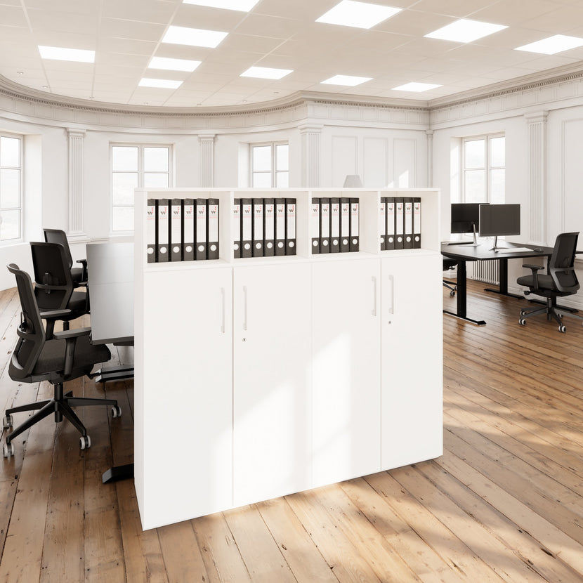 PRO Wall unit | 4 OH, 1600 x 1510 mm, white