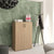 UNI Cabinetto per porte dell'ala | 3 OH, 800 x 1143 mm, quercia ambra
