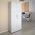 UNI Armoire de porte d'aile | 5 oh, 800 x 1897 mm, gris perlé