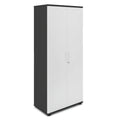 UNI Armoire à portes battantes | 5 OH, 800 x 1897 mm, anthracite / blanc - 2 Thumbnail Image