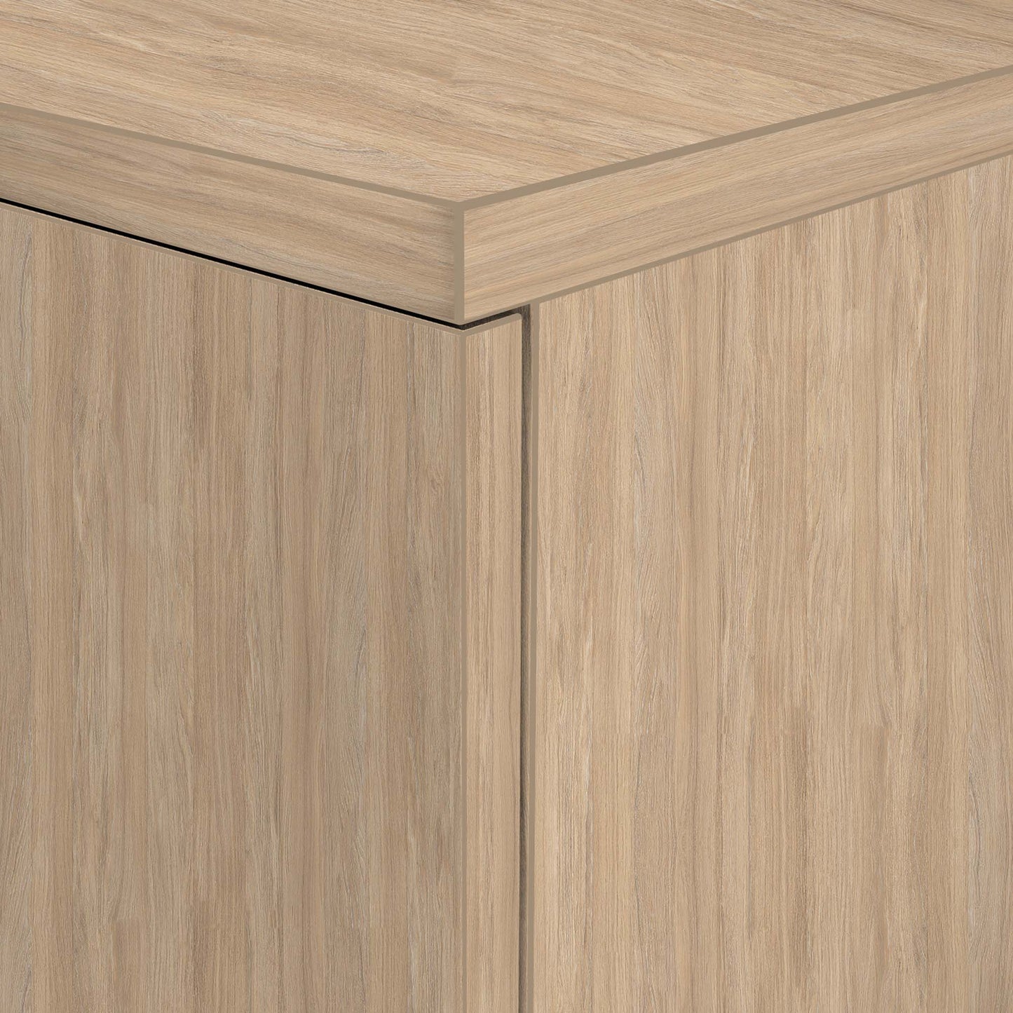 UNI double door wardrobe | 5 OH, 1000 x 1897 mm, amber oak
