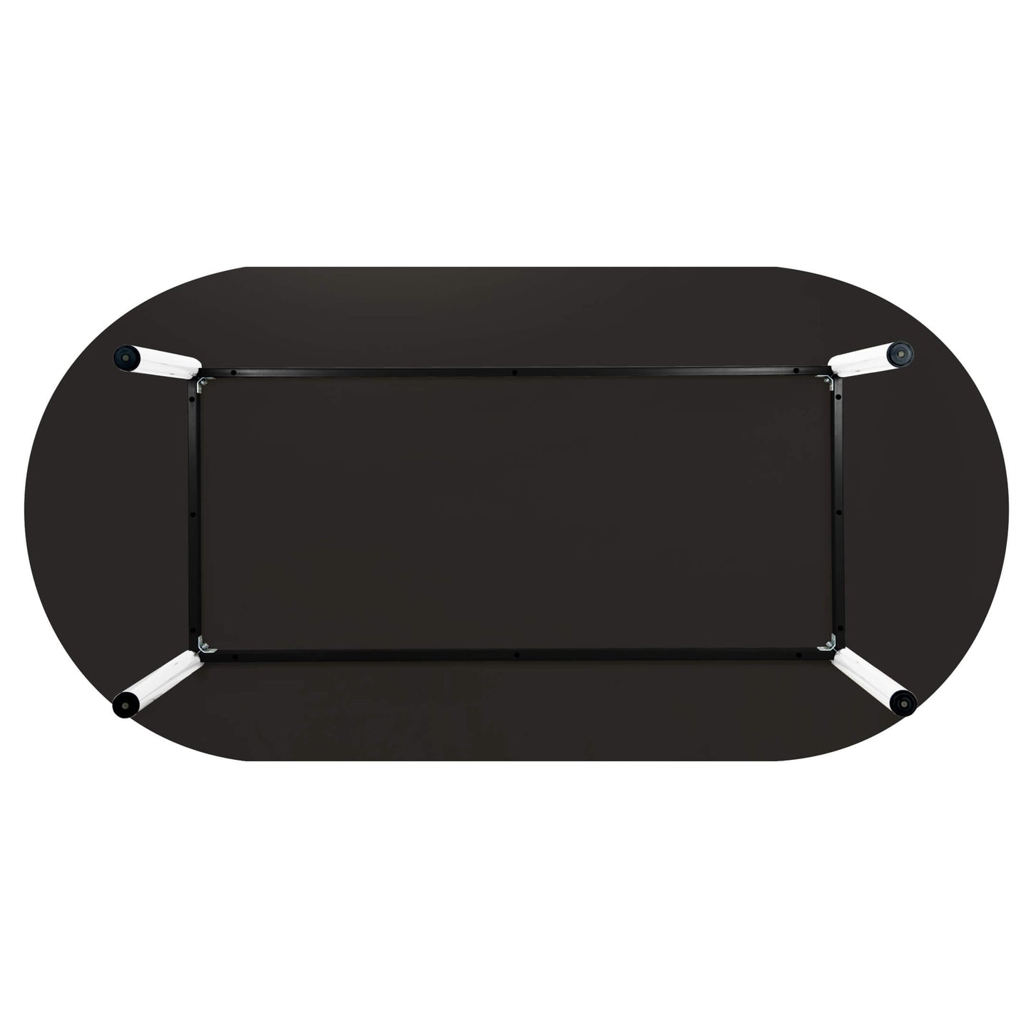 OPTIMA Konferenztisch | Oval, 2000 x 1000 mm, Anthrazit