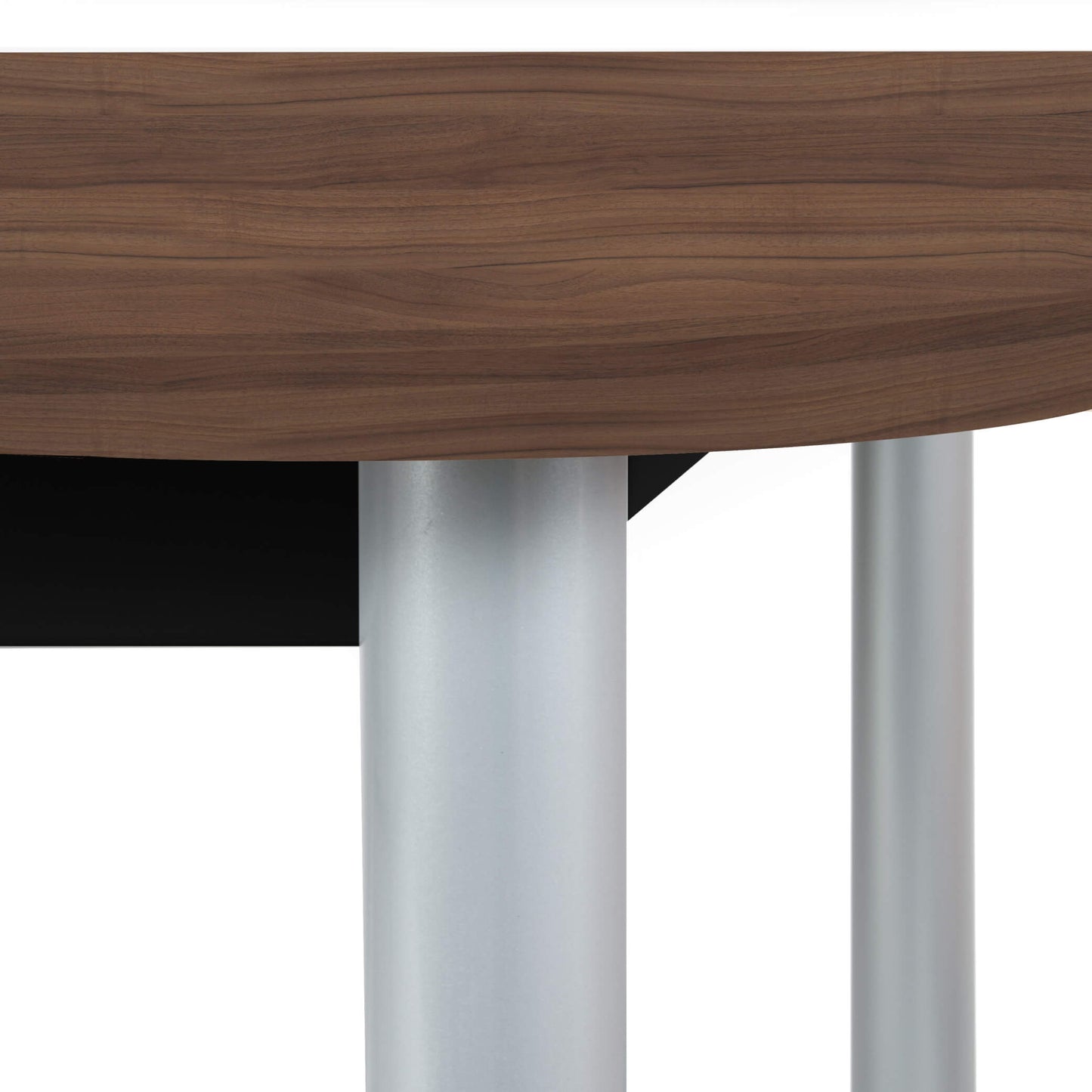 OPTIMA Konferenztisch | Oval, 2000 x 1000 mm, Nussbaum
