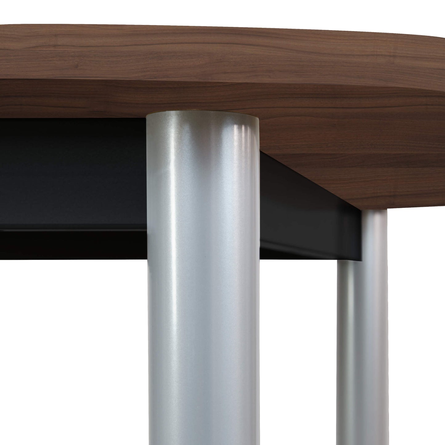 OPTIMA Konferenztisch | Oval, 2000 x 1000 mm, Nussbaum