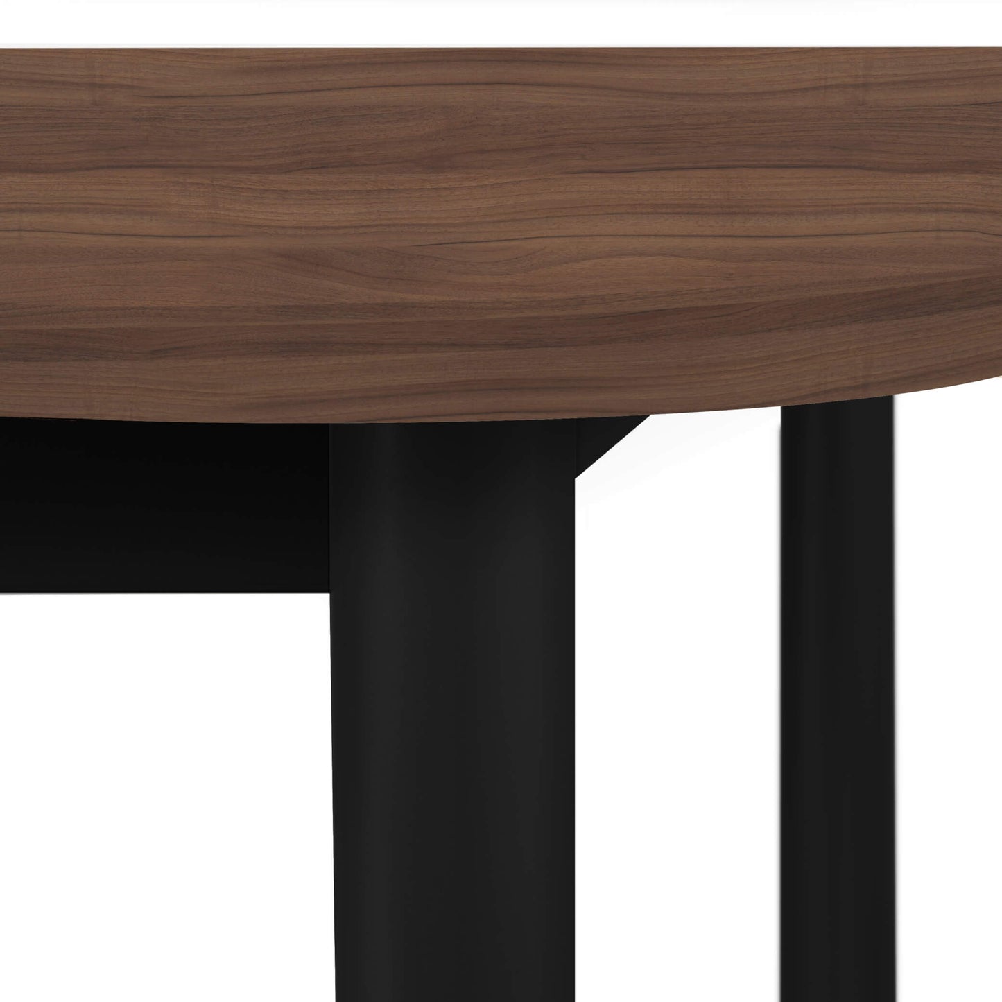 OPTIMA Konferenztisch | Oval, 2000 x 1000 mm, Nussbaum