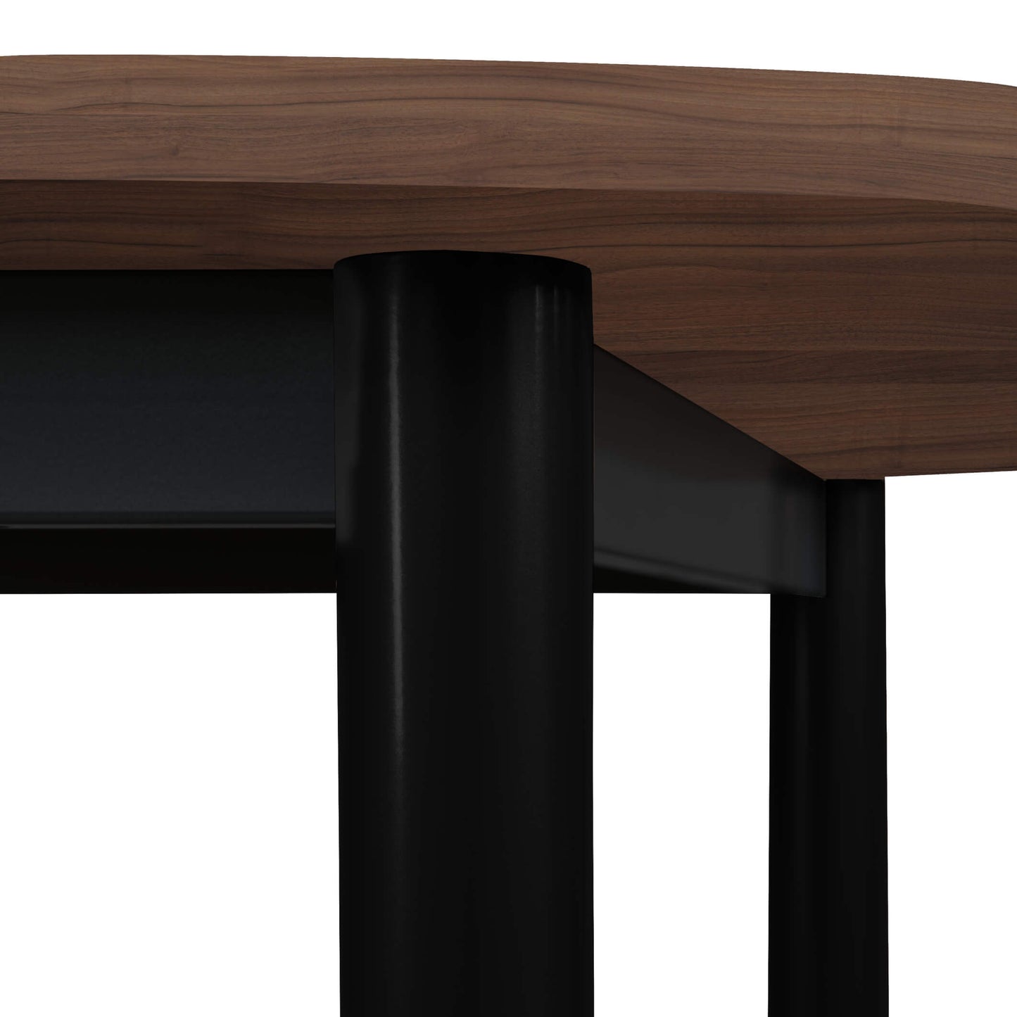 OPTIMA Konferenztisch | Oval, 2000 x 1000 mm, Nussbaum