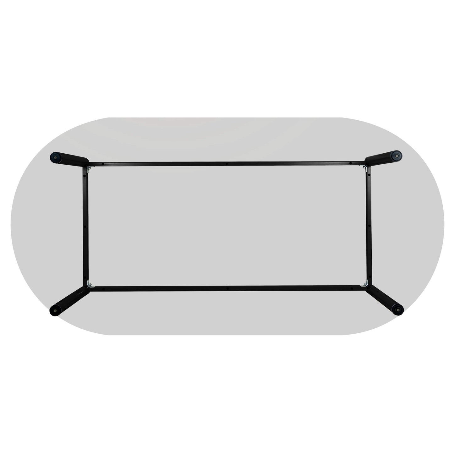 OPTIMA Konferenztisch | Oval, 2000 x 1000 mm, Perlgrau