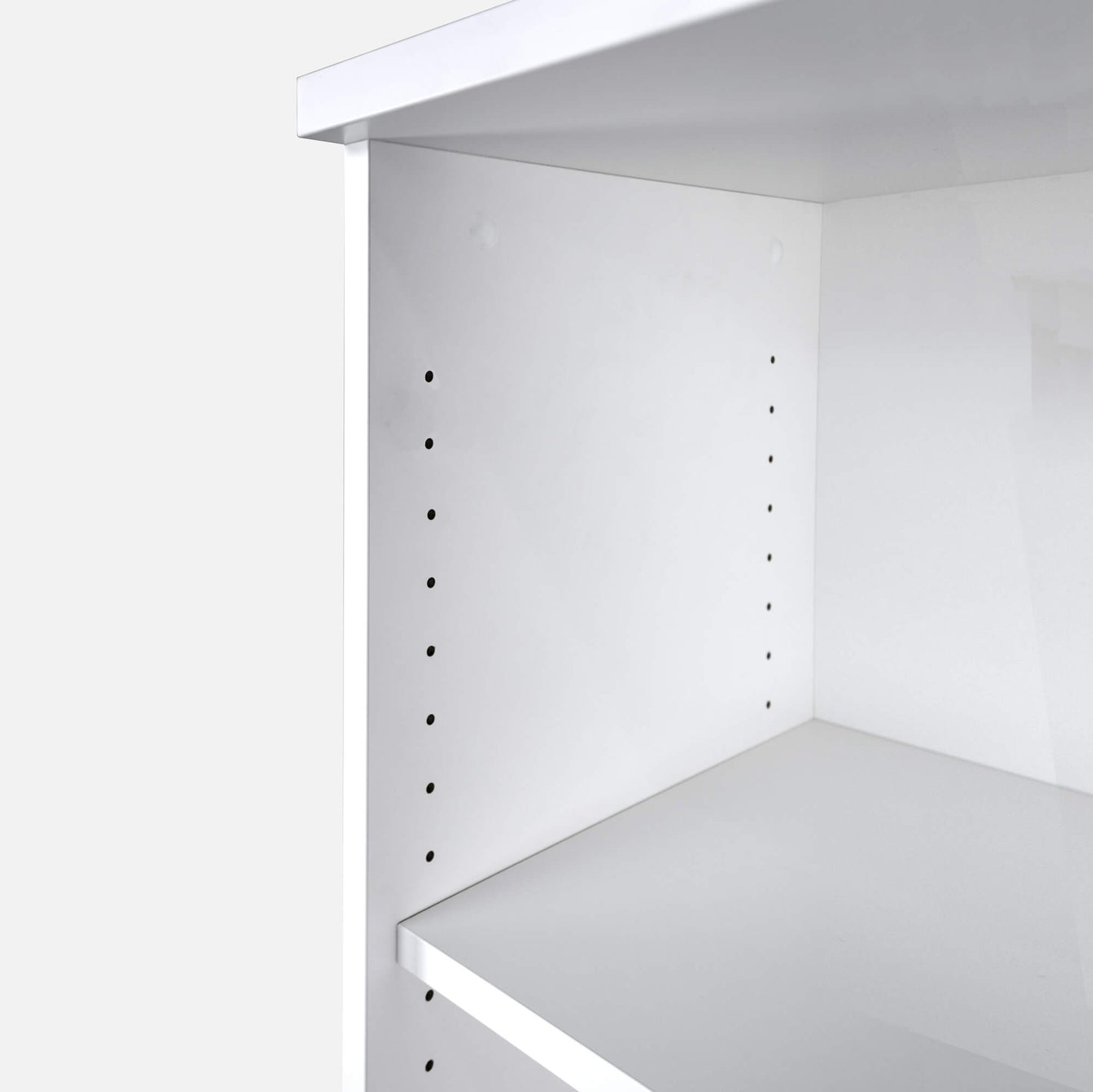 UNI Armoire d'étagère | 5 oh, 600 x 1897 mm, blanc