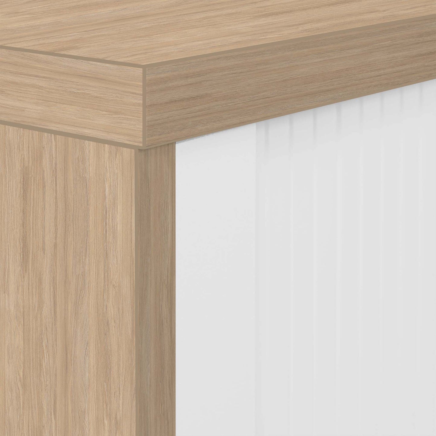 UNI Querroll store cabinet | 2 Oh, 1000 x 777 mm, amber oak / white
