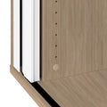 UNI Querroll store cabinet | 2 Oh, 1000 x 777 mm, amber oak / white - 3 Thumbnail Image